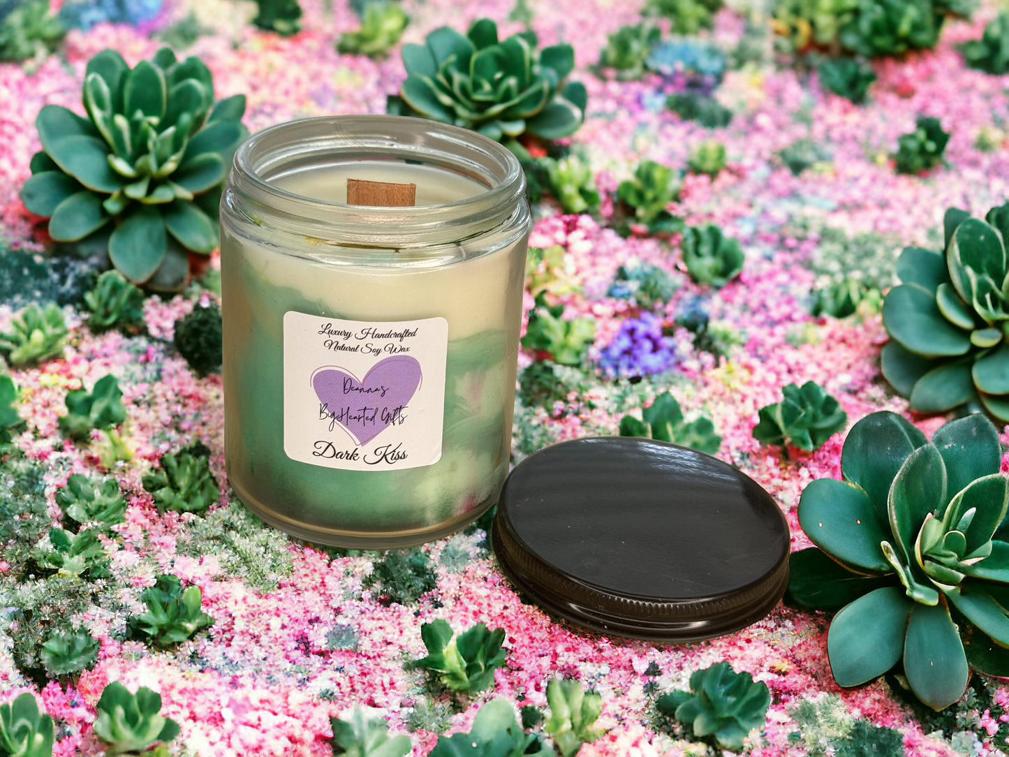 (Copy) Dark Kiss Handcrafted Marble Luxury Soy Candle