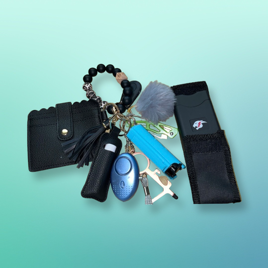 Black Luxury Self-Defense Bracelet