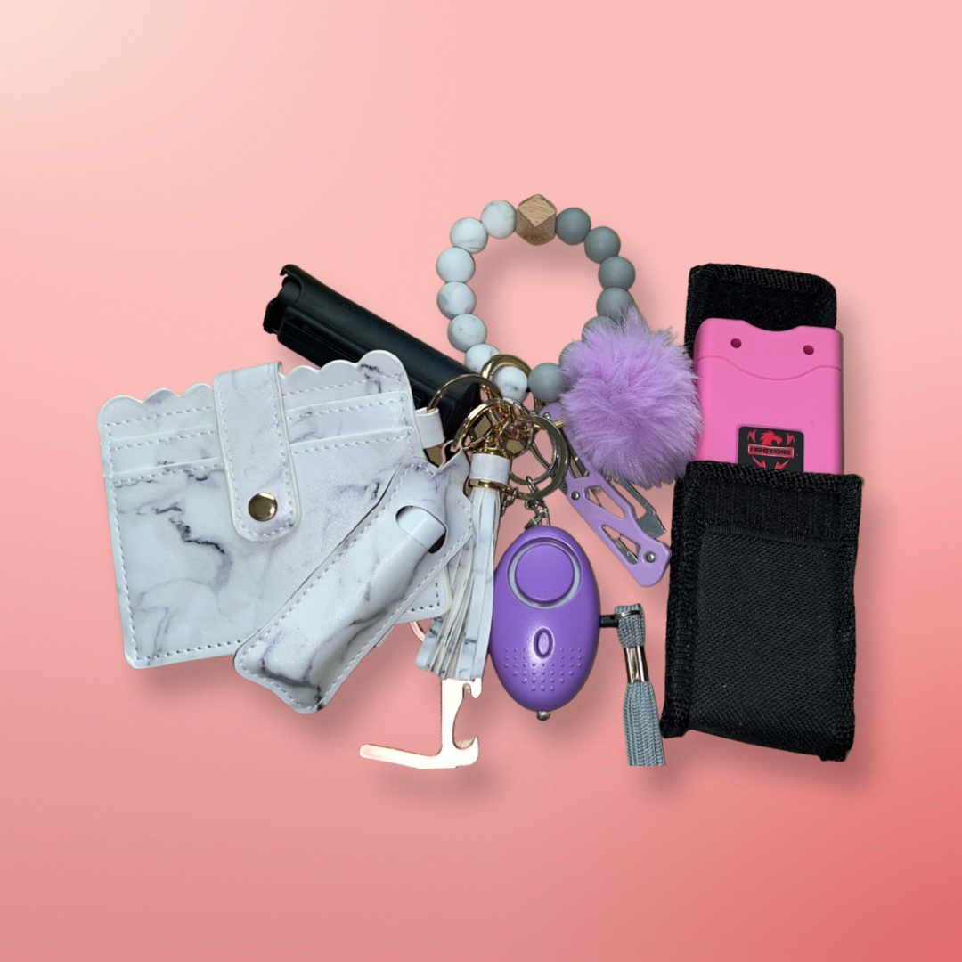 White Luxury Self-Defense Bracelet