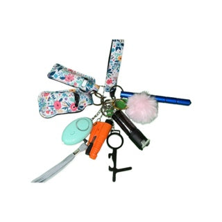 Spring Flowers Self-Defense Keychain