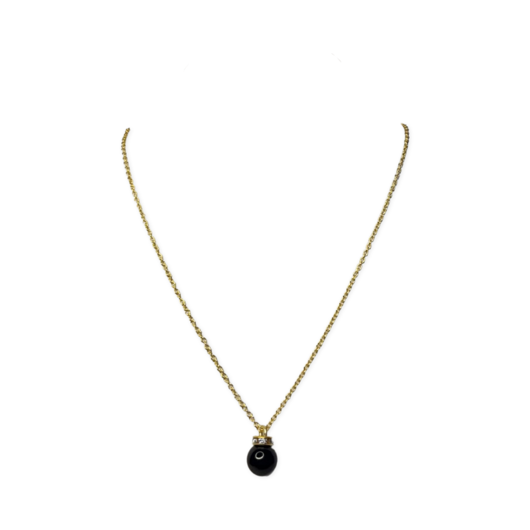 Black Pearl Necklace