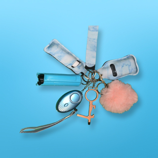 Blue Self-Defense Keychain