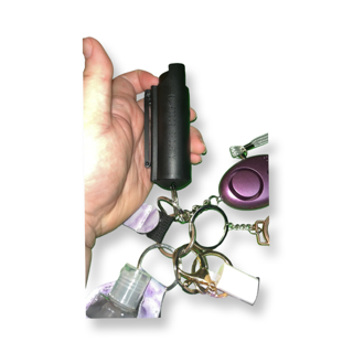 Purple Self-Defense Keychain
