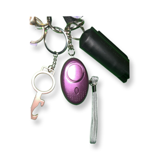 Purple Self-Defense Keychain