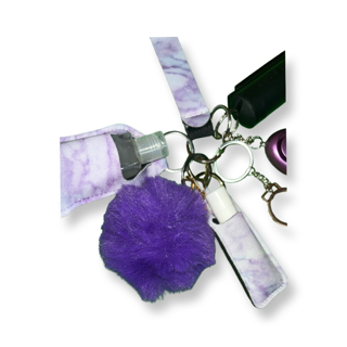 Purple Self-Defense Keychain